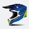 Casco Cross Bambino Airoh Wraap Mood Blu