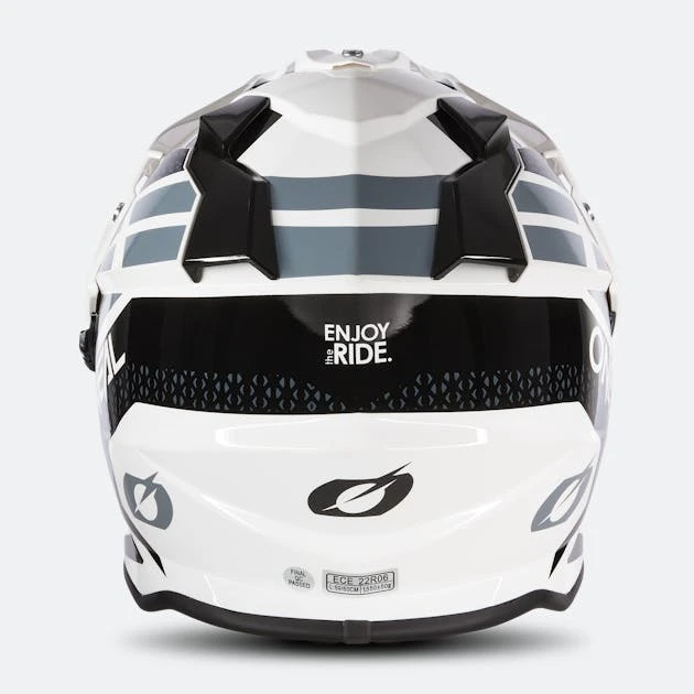Casco Adventure O'Neal Sierra R Bianco-Nero-Grigio 3 Casco Adventure O'Neal Sierra R Bianco-Nero-Grigio - immagine 3