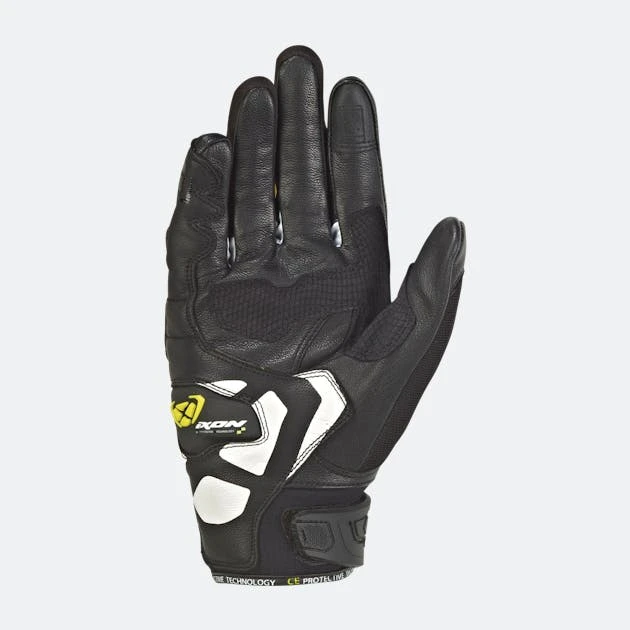 Guanti Moto Ixon RS Rise Air Nero-Bianco 2 Guanti Moto Ixon RS Rise Air Nero-Bianco - immagine 2