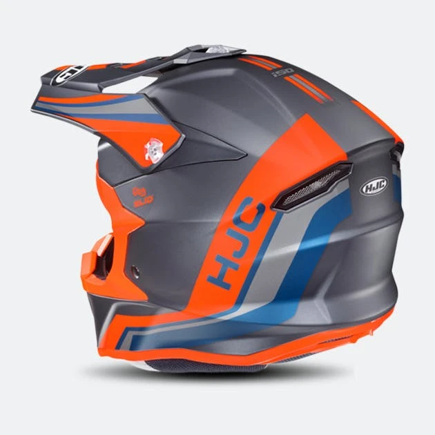 Casco Cross HJC I50 Flux Nero 2 Casco Cross HJC I50 Flux Nero - immagine 2