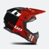 Casco Cross Hebo Heritage Rosso