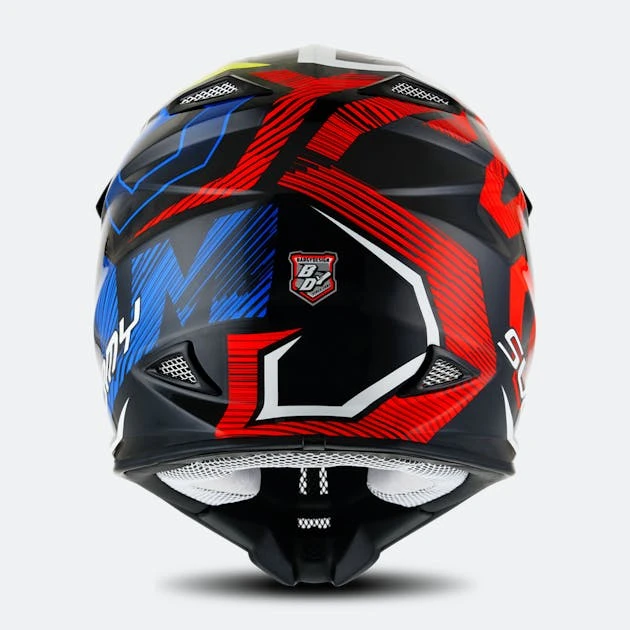 Casco Cross Suomy MR Jump Unleashed Blu-Rosso 7 Casco Cross Suomy MR Jump Unleashed Blu-Rosso - immagine 7