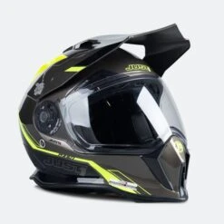 Casco Adventure Just1 J14 Line Giallo