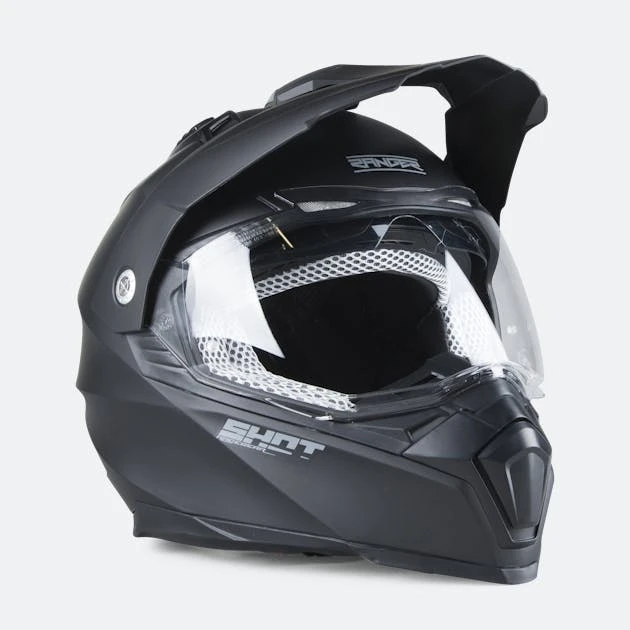 Casco Adventure Shot Ranger Solid Nero Opaco 1 Casco Adventure Shot Ranger Solid Nero Opaco