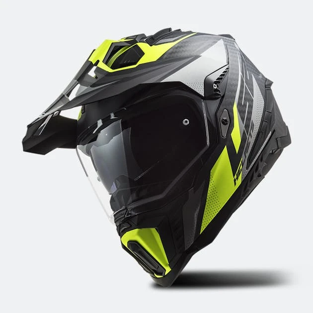 Casco Adventure LS2 MX701 Explorer Focus Grigio-Fluo-Giallo 2 Casco Adventure LS2 MX701 Explorer Focus Grigio-Fluo-Giallo - immagine 2