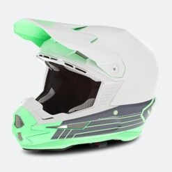Casco Cross 6D ATR-1 Split Verde Neon