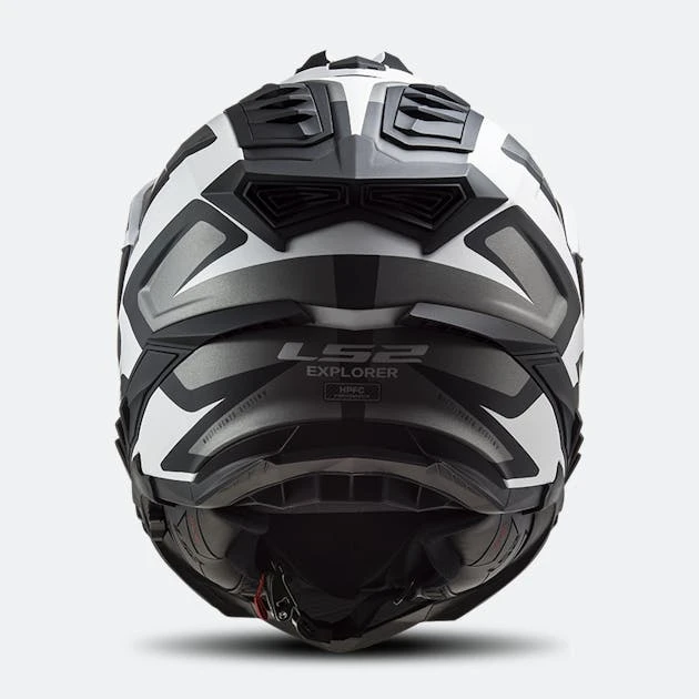 Casco Adventure LS2 MX701 Explorer Alter Nero-Bianco 4 Casco Adventure LS2 MX701 Explorer Alter Nero-Bianco - immagine 4