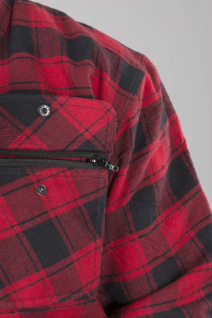 Sovracamicia Course Rinforzata In Aramide Nero-Rosso 10 Sovracamicia Course Rinforzata In Aramide Nero-Rosso - immagine 10