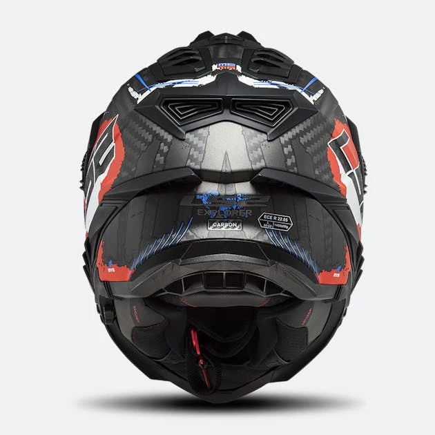Casco Adventure LS2 MX701 C Explorer Extend Nero Opaco-Rosso 4 Casco Adventure LS2 MX701 C Explorer Extend Nero Opaco-Rosso - immagine 4