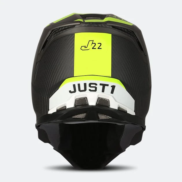 Casco Cross Just1 J22 Adrenaline Nero-Giallo Fluo 4 Casco Cross Just1 J22 Adrenaline Nero-Giallo Fluo - immagine 4