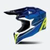 Casco Cross Airoh Wraap Mood Blu