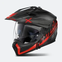 Casco Adventure Nolan N70-2 X Mirage N-COM Flat Nero 55