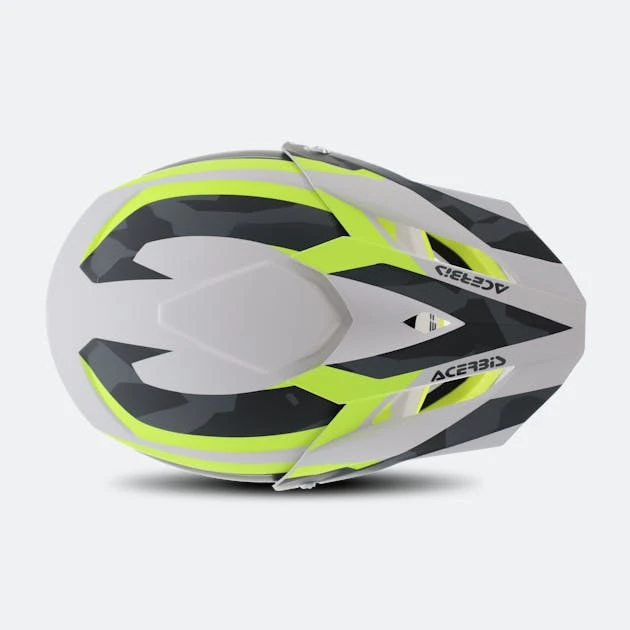 Casco Cross Acerbis Profile 4 Giallo-Bianco 6 Casco Cross Acerbis Profile 4 Giallo-Bianco - immagine 6