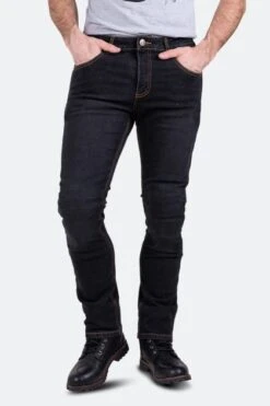 Jeans Moto Course Jones Motorcycle Straight/Regular Neri