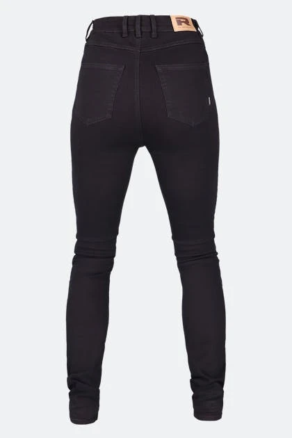 Jeans Moto Donna Richa Second Skin Corti Neri 2 Jeans Moto Donna Richa Second Skin Corti Neri - immagine 2