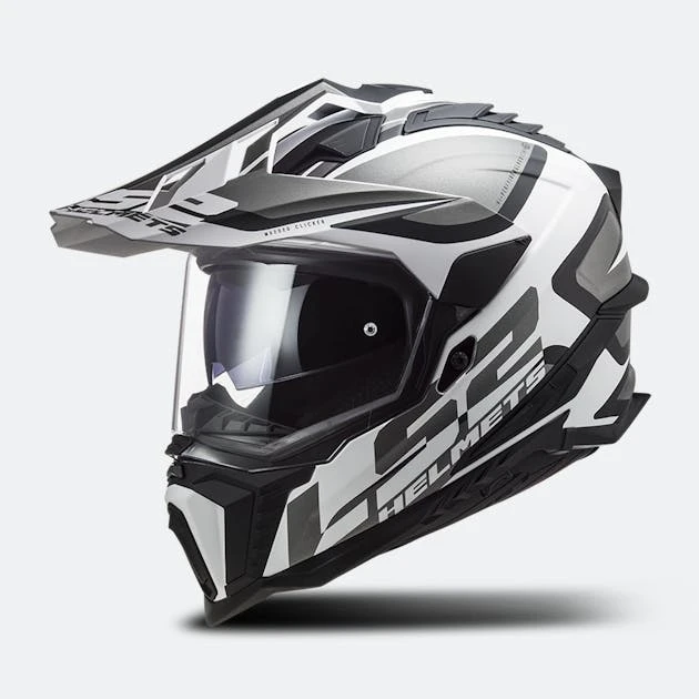 Casco Adventure LS2 MX701 Explorer Alter Nero-Bianco 1 Casco Adventure LS2 MX701 Explorer Alter Nero-Bianco