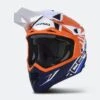 Casco Cross Acerbis X-Track VTR Arancio-Blu