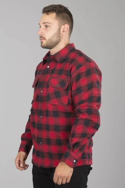 Sovracamicia Course Rinforzata In Aramide Nero-Rosso 2 Sovracamicia Course Rinforzata In Aramide Nero-Rosso - immagine 2