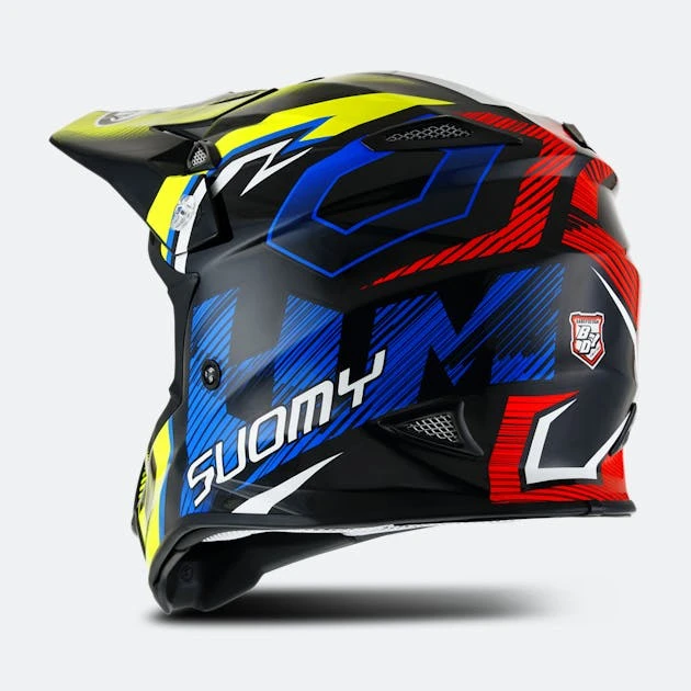 Casco Cross Suomy MR Jump Unleashed Blu-Rosso 8 Casco Cross Suomy MR Jump Unleashed Blu-Rosso - immagine 8