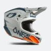 Casco Cross O'Neal 5SRS Haze Blu-Arancio