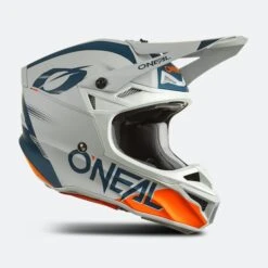 Casco Cross O'Neal 5SRS Haze Blu-Arancio