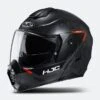 Casco Modulare Adventure HJC C80 Bult MC7SF Nero-Arancio