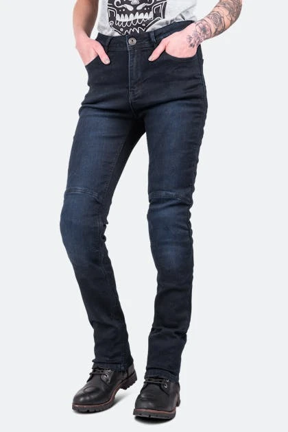 Jeans Moto Donna Course Burnout Rinforzati In Aramide Slim Fit Blu Scuro 1 Jeans Moto Donna Course Burnout Rinforzati In Aramide Slim Fit Blu Scuro
