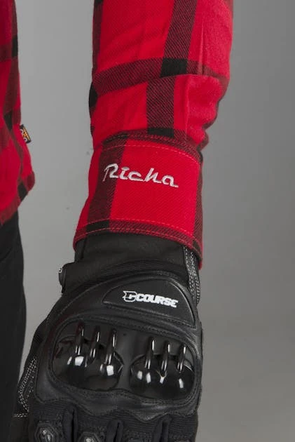 Camicia Con Cappuccio Richa Lumber Rosso-Nero 12 Camicia Con Cappuccio Richa Lumber Rosso-Nero - immagine 12