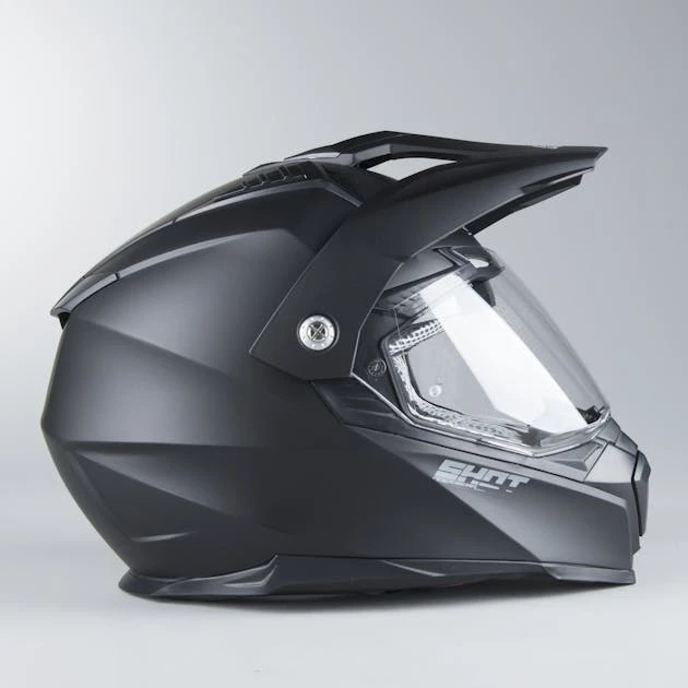Casco Adventure Shot Ranger Solid Nero Opaco 3 Casco Adventure Shot Ranger Solid Nero Opaco - immagine 3