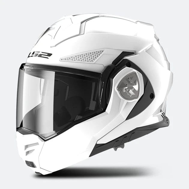 Casco Adventure LS2 FF901 Advant X Solid Nero Opaco-Bianco
