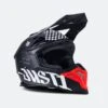 Casco Cross Just1 J39 Rosso-Bianco-Nero