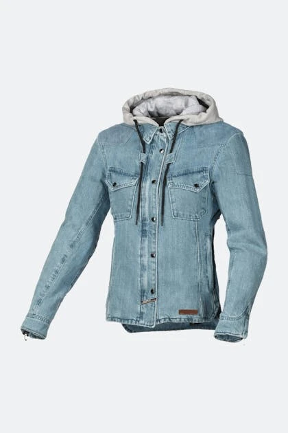 Giacca Moto Donna Macna Inland Azzurra 1 Giacca Moto Donna Macna Inland Azzurra