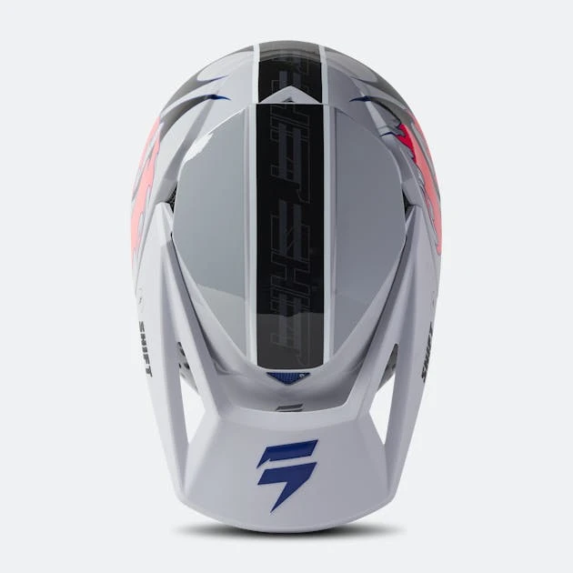 Casco Cross Shift White Label Burntable Grigio-Nero 3 Casco Cross Shift White Label Burntable Grigio-Nero - immagine 3