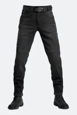 Jeans Moto Pando Moto Boss Dyn 01 Slim-Fit Neri