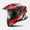Casco Adventure Airoh Commander Rosso