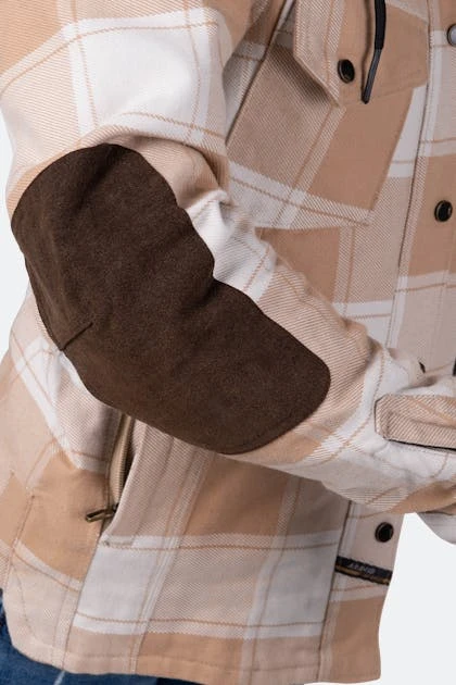 Giacca Moto Donna Macna Inland Beige-Marrone 7 Giacca Moto Donna Macna Inland Beige-Marrone - immagine 7