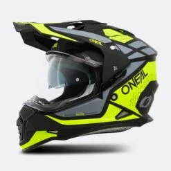 Casco Adventure O'Neal Sierra R Giallo Neon-Nero-Grigio