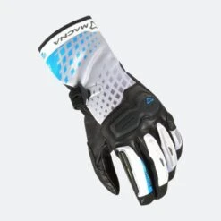 Guanti Moto Donna Macna Terra RTX Blu-Bianco-Nero