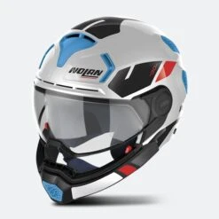 Casco Adventure Nolan N30-4 TP Blazer Bianco Metallo 25