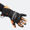 Guanti Moto ON BOARD Artic Pro Nero-Arancio Fluo
