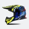 Casco Cross Suomy MR Jump Unleashed Blu-Rosso