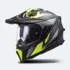 Casco Adventure LS2 MX701 Explorer Focus Grigio-Fluo-Giallo