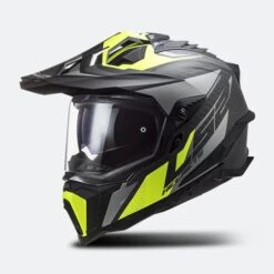 Casco Adventure LS2 MX701 Explorer Focus Grigio-Fluo-Giallo