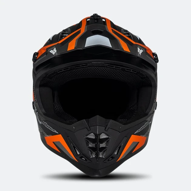 Casco Cross IXS IXS363 2.0 Nero Opaco-Arancio-Antracite 4 Casco Cross IXS IXS363 2.0 Nero Opaco-Arancio-Antracite - immagine 4