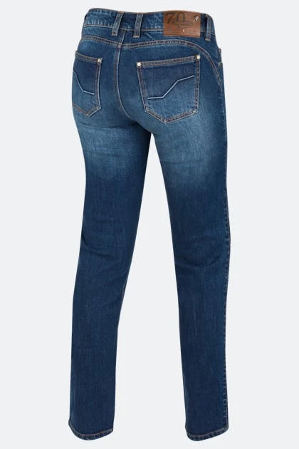 Jeans Moto Donna Segura Lady Vertigo Blu Lavato 2 Jeans Moto Donna Segura Lady Vertigo Blu Lavato - immagine 2
