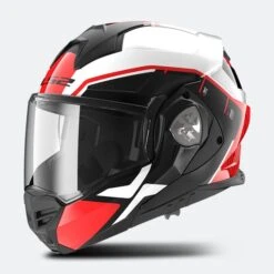 Casco Adventure LS2 FF901 Advant X Metryk-Bianco-Rosso