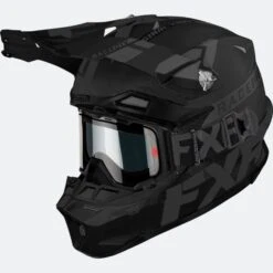 Casco Cross FXR Blade Cold Stop QRS Electric Black Ops