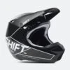 Casco Cross Bambino Shift White Label Bliss Nero-Bianco