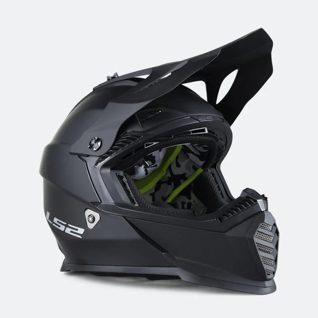 Casco Cross LS2 MX437 Fast Evo Nero 1 Casco Cross LS2 MX437 Fast Evo Nero