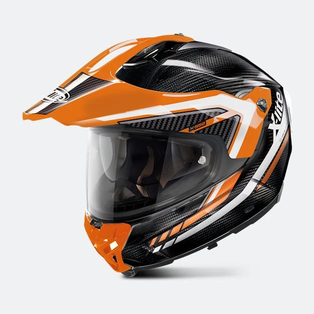 Casco Adventure X-lite X-552 Ultra Carbon Latitude N-COM Arancio 16 1 Casco Adventure X-lite X-552 Ultra Carbon Latitude N-COM Arancio 16